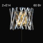 Citilux Ингвар CL334423 Бра хрустальное с выключателем Бронза