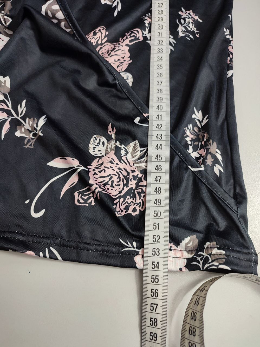 Блузка с цветочным принтом 46 размер