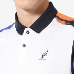 Мужское теннисное поло Australian Ace Blaze Polo Men - White
