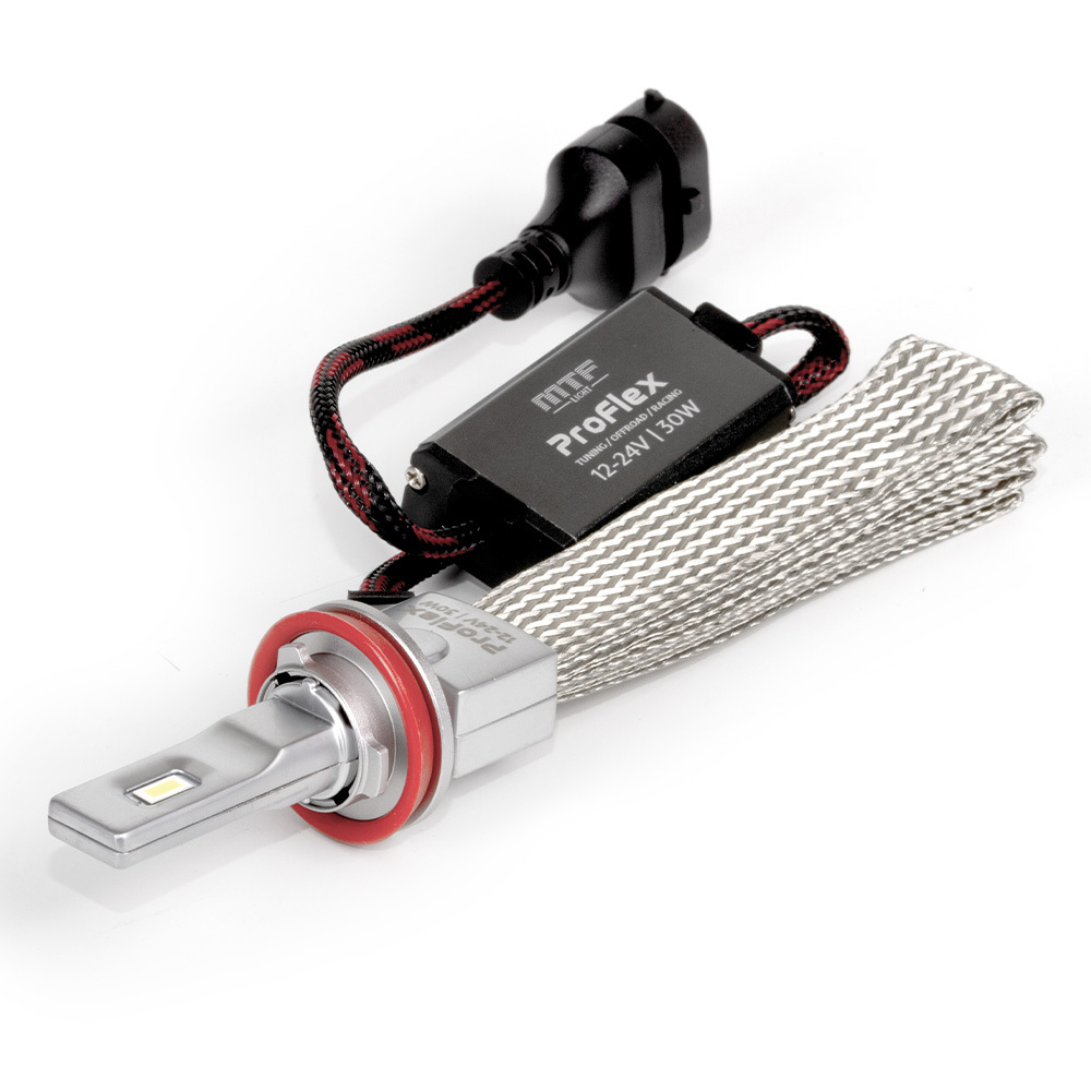 Светодиодные лампы MTF Light H11/H9/H8/H16 ProFlex 30W, 3000lm, 12-24V, 6000K (к-т 2шт.)