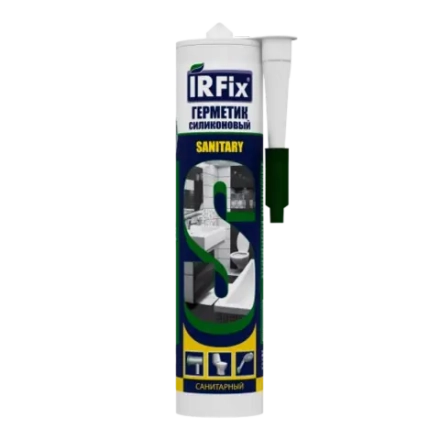 IRFix Sanitary Герметик силиконовый санитарный 310мл (Белый, RAL 9010)