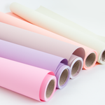 Упаковочная матовая пленка 50мкм (0,5*10 м) Корейская, Ярко-розовый, 2 ст, 1 шт.