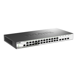 Коммутатор D-Link DGS-1210-28XS / ME / B2A Управляемый L2 коммутатор с 24 портами 100 / 1000Base-X SFP и 4 портами 10GBase-X SFP+