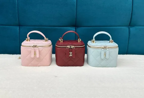 Сумка Chanel Vanity mini , розовый