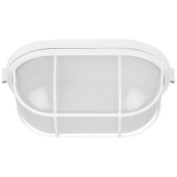 Светильник ЭРА НБП 04-100-002 Акватермо алюминий стекло решетка IP54 E27 max 100Вт 280х160