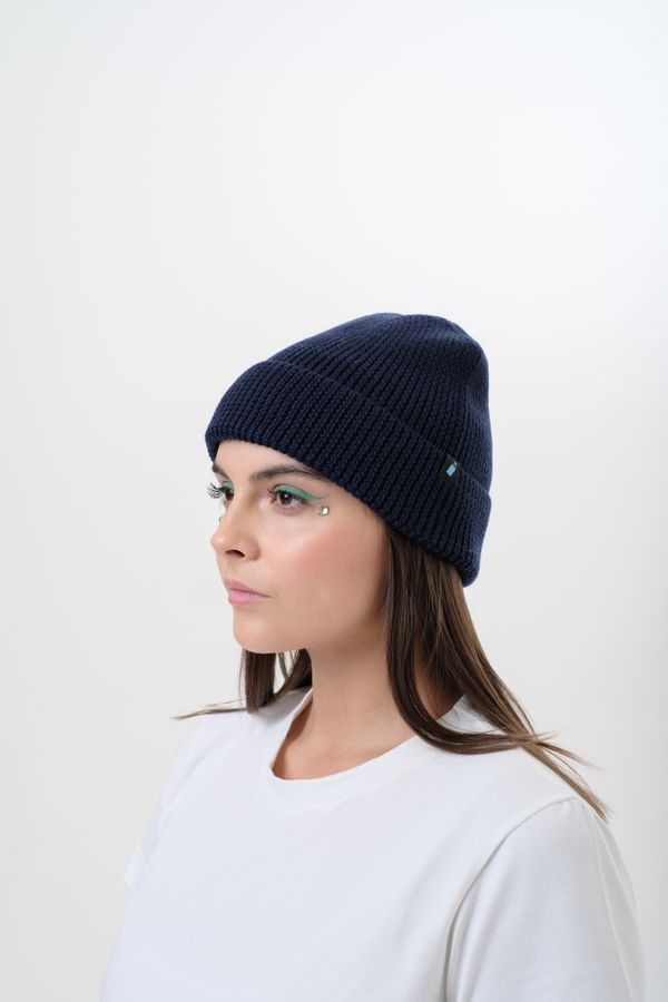 Шапка Modern Short Beanie Синяя - фото 2