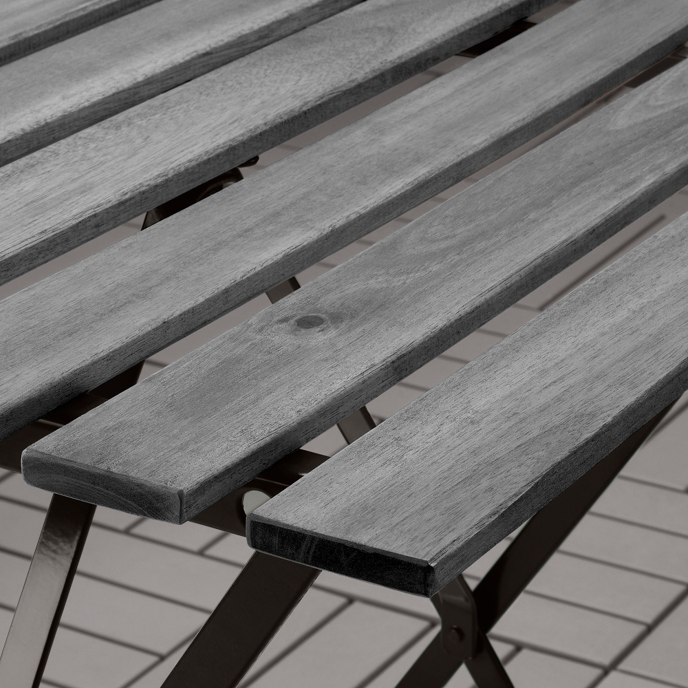 Стол и 2 складных стула ИКЕА Тэрно для сада и дачи