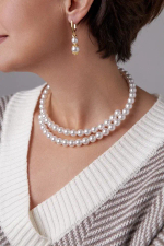 Чокер memory из белого жемчуга