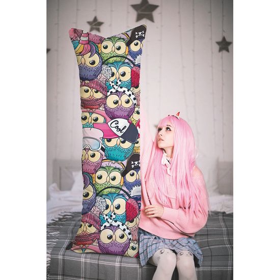 Дакимакура подушка детская совы арт. 0020