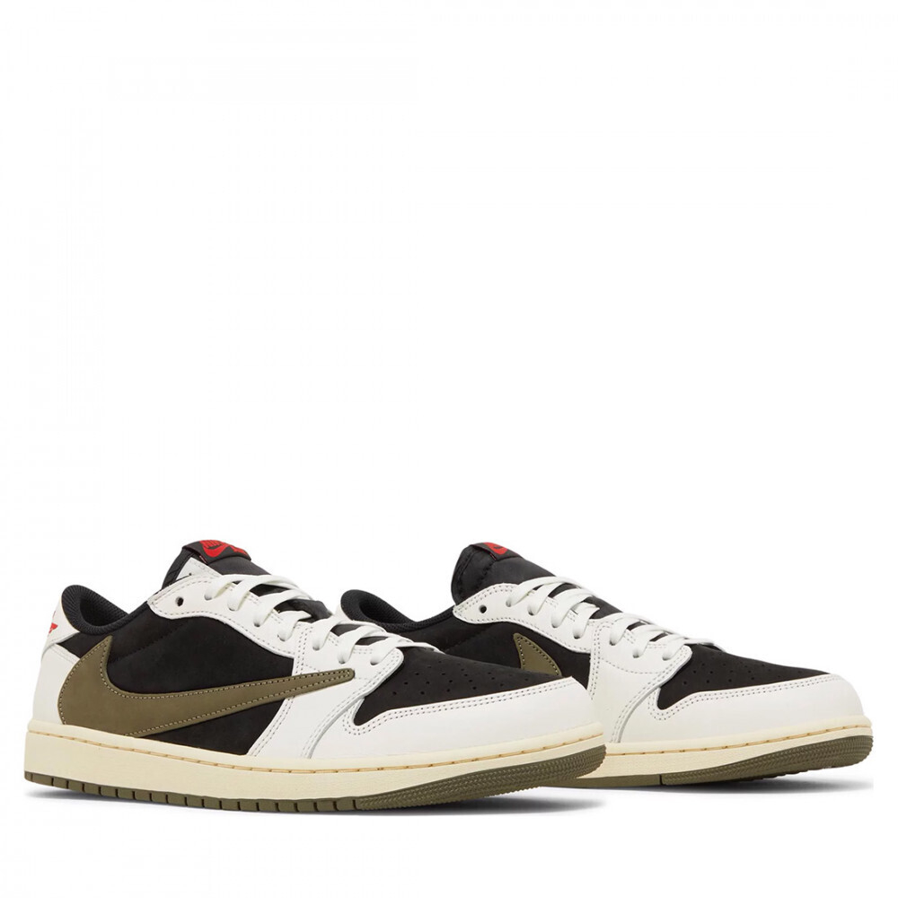 Кроссовки Nike Air Jordan 1 Retro Low "Travis Scott - Olive"