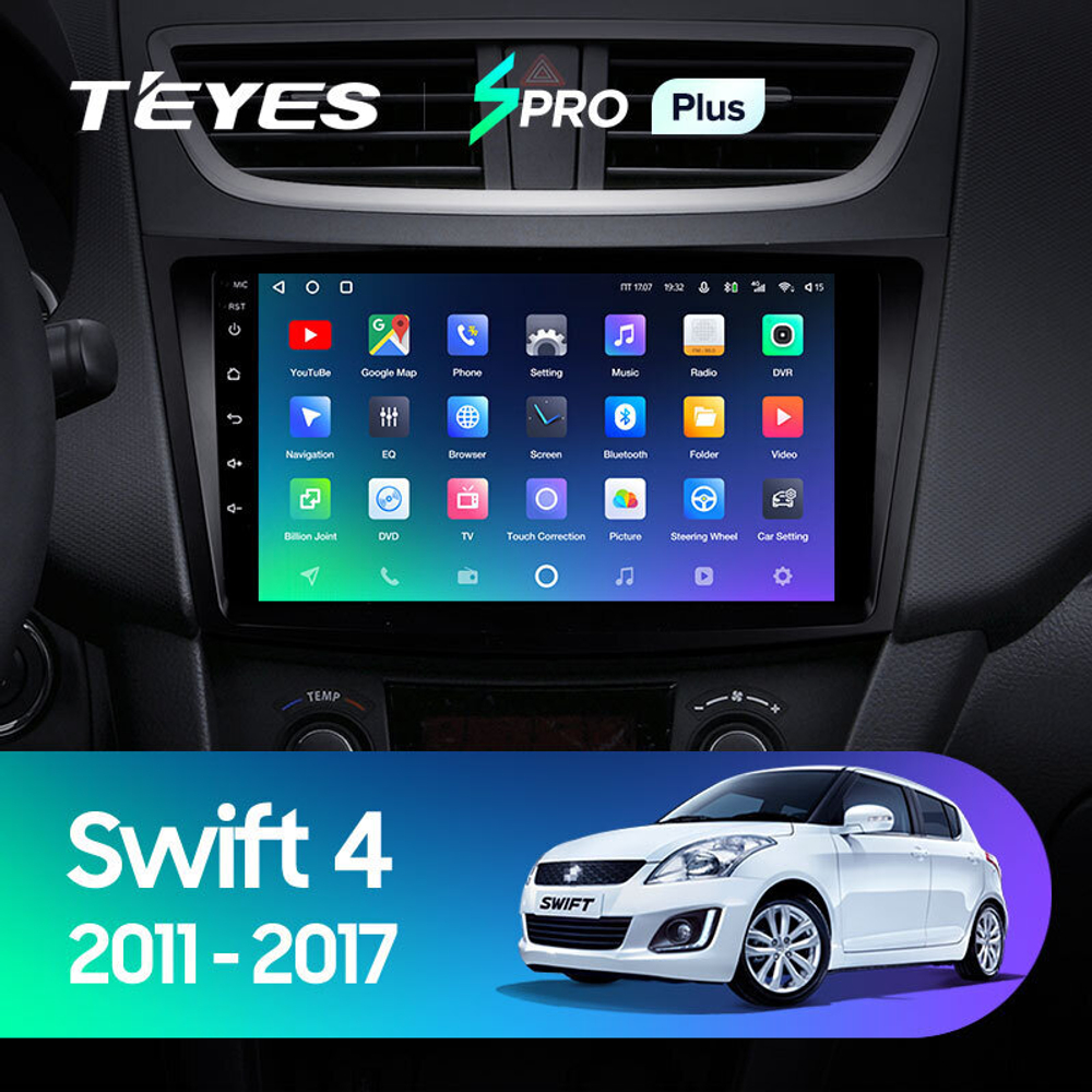 Teyes SPRO Plus 9" для Suzuki Swift 2011-2017