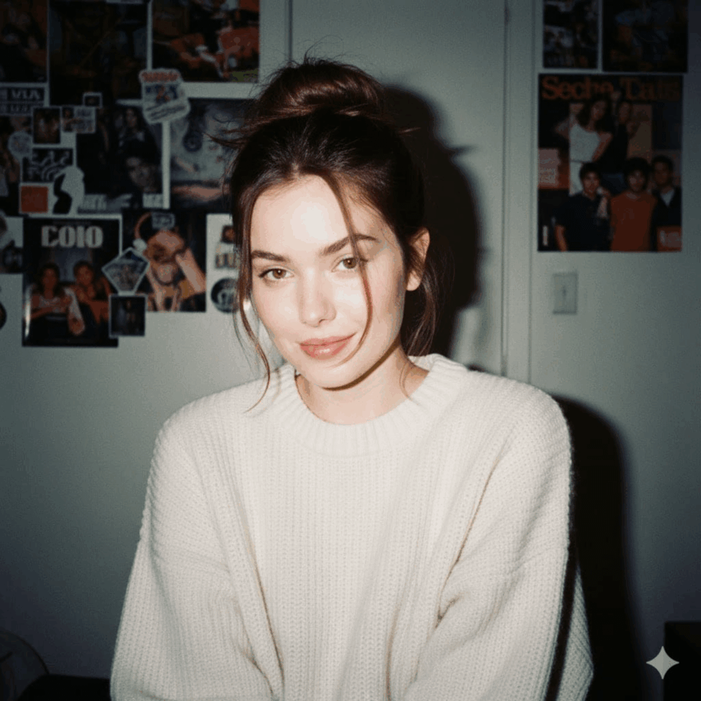 Портрет в стиле камеры 1990-х