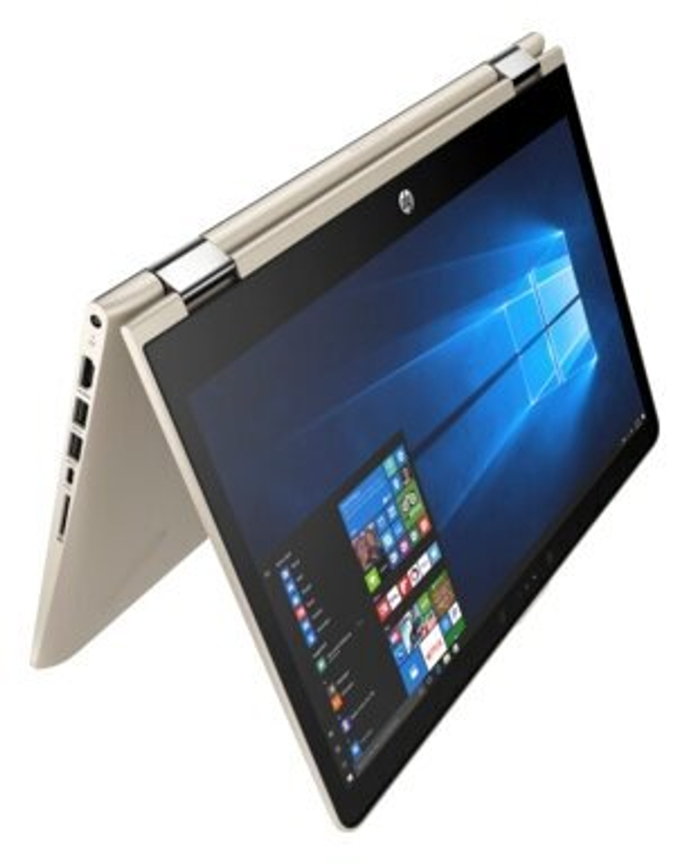 Ноутбук-трансформер HP Pavilion x360 Convertible 14-ba047ur (2GF88EA) 14"/Intel Pentium Gold 4415U/RAM 4GB/HDD 500GB/Intel HD Graphics/1920*1080/IPS/Windows 11/Подсветка кл-ры: нет/золотой. Состояние: B1