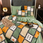 Комплект постельного белья Люкс Сатин 100% хлопок на резинке AR340