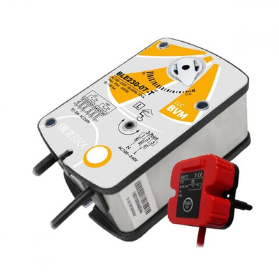 Электропривод BLE230-07-T для дымовых клапанов с реверсивным возвратом