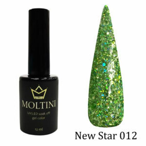 Гель-лак Moltini New Star 012, 12 ml