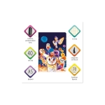 Тетрадь 40 л клетка BRAUBERG обложка SoftTouch, фольга, бежевая бум. 70 г/м2, Совы 403780