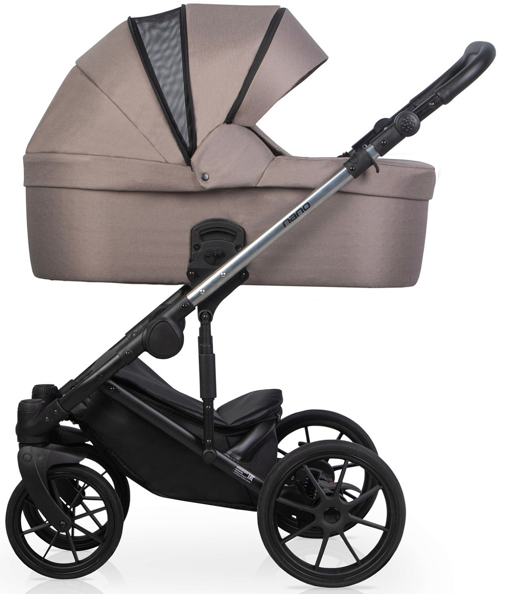 Детская коляска Riko Nano Thermo 2 в 1 11 Cappucino (бежевый)