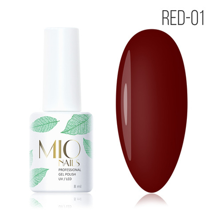 Гель-лак MIO NAILS RED № 01, 8мл