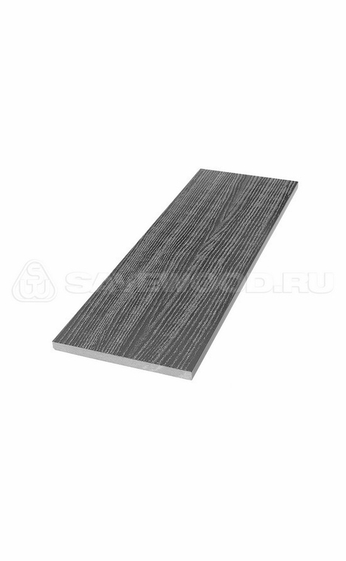 Планкен ДПК с текстурой дерева Пепельный.