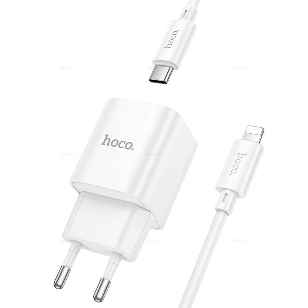Зарядное устройство для Lightning Hoco C147A PD20W+QC3.0 (white)