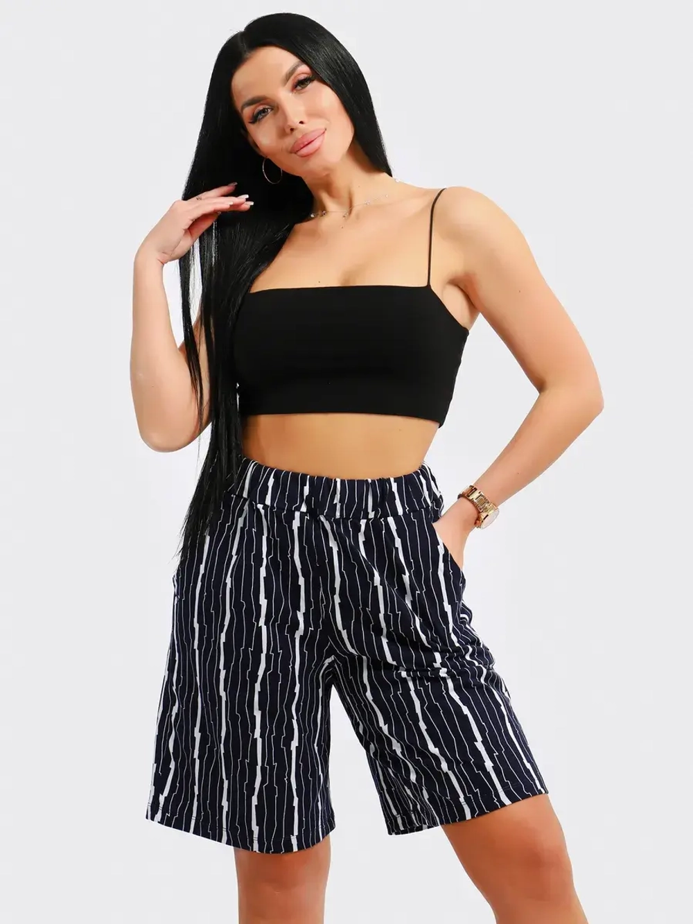 Шорты женские большие размеры