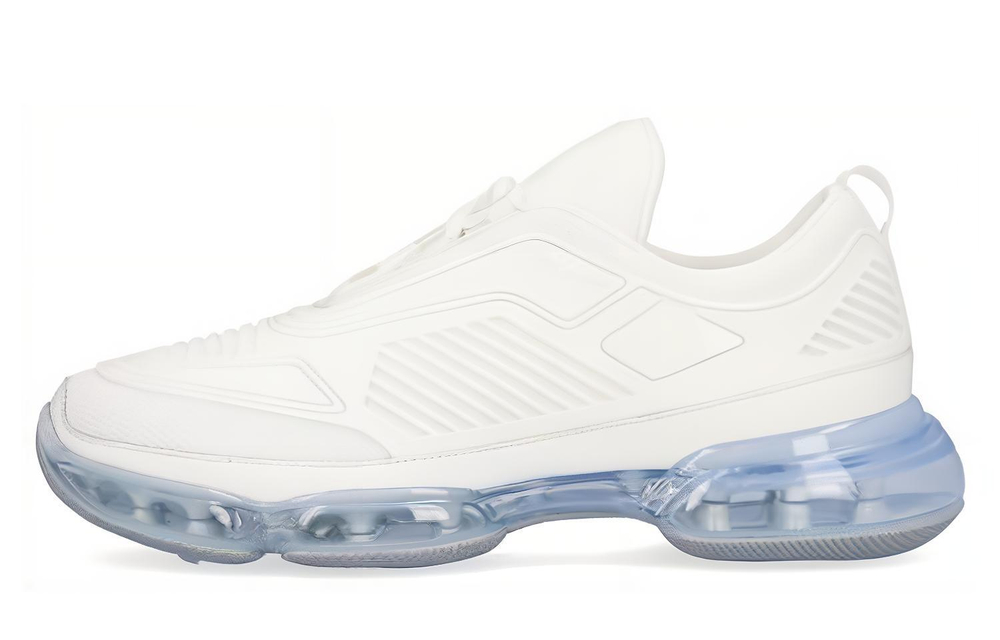 PRADA Low top Sports Casual Shoes Men"s White