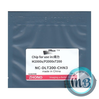 Чип UNItech для картриджа Deli T200, P2000s/M2000s (4,5К) Zhono