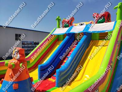 Коммерческий батут "Тигриная страна 2" 9,5*6*5,8 м