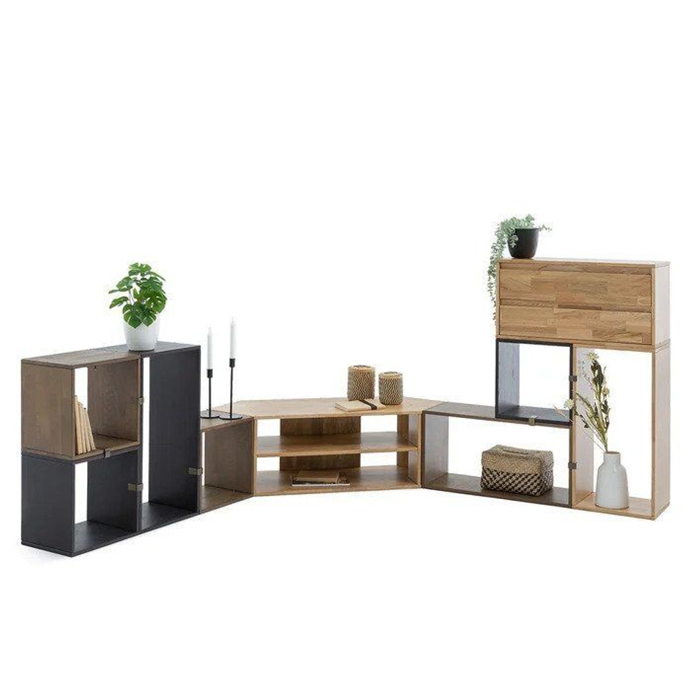 Комод, 70х28х35, Эдгар, для одежды, с ящиками, натуральный дуб, в прихожую, детскую, ванную комнату, Dipriz