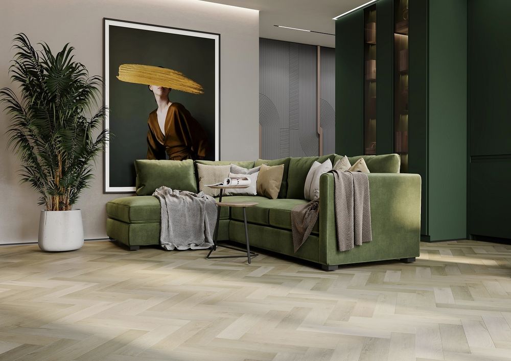 Fargo Herringbone Дуб Рокфорд, 1,12 м²