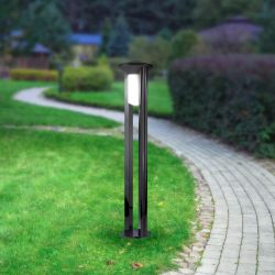 Садово-парковый светильник ЭРА ФТУ 01-20-005 Арка напольный черный IP54 Е27 max20Вт h1000мм | Садово-парковые светильники