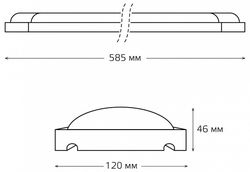 Накладной светильник Gauss WLF-4 844611218