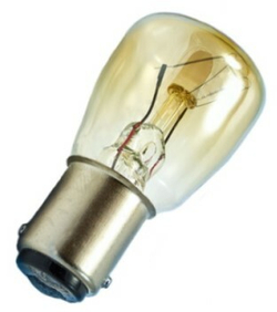10шт Лампа накаливания Бэлз РН 110-15, 110В, 15Вт, b15d