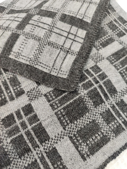 Шарф Ш525-03/34 серый/ антрацит