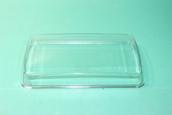 Стекло фары КамАЗ прямоугольное, гладкое