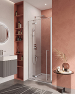 Душевая дверь Cezares Liner 100 L LINER-B-12-100-C-Cr-L профиль Хром стекло прозрачное