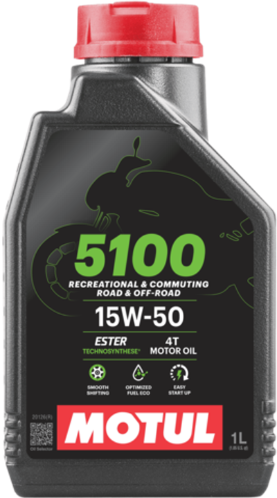 Моторное масло синтетическое MOTUL 5100 4T 15W50