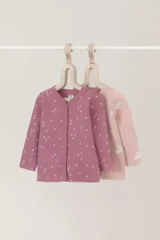 кофточка для новорожденных  К 300450-2уп/цветочные снежинки,зайчики