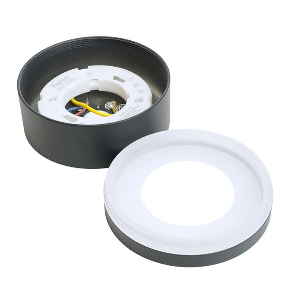 Светильник потолочный Feron HL457 12W, 230V, GX53, черный 51347