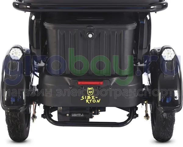 Электротрицикл SIBERTON S1 2000W (60V/21Ah) двухместный фото №18