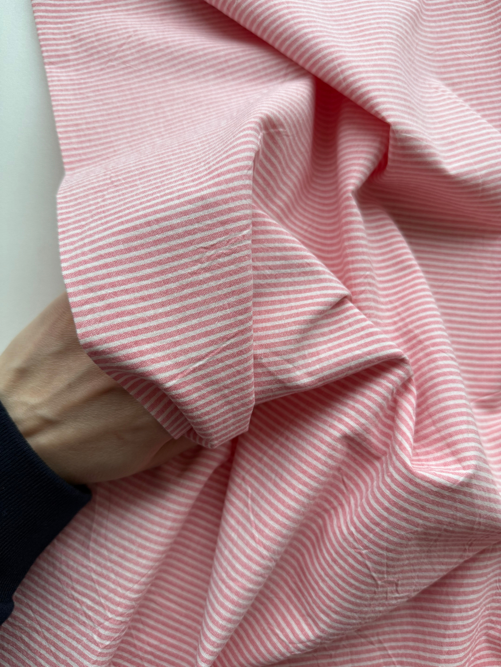 Вареный хлопок 250см. Полоска арбузная