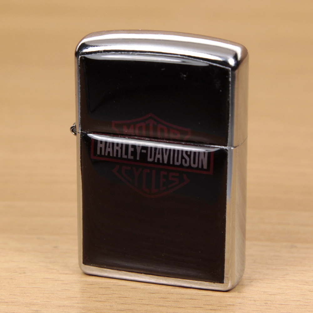 Зажигалка Harley Davidson ( лого на чёрном )