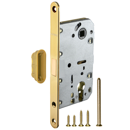 Корпус врезного замка MAGNM85C-50 (M85C-50) GOLD-24 золото 24K
