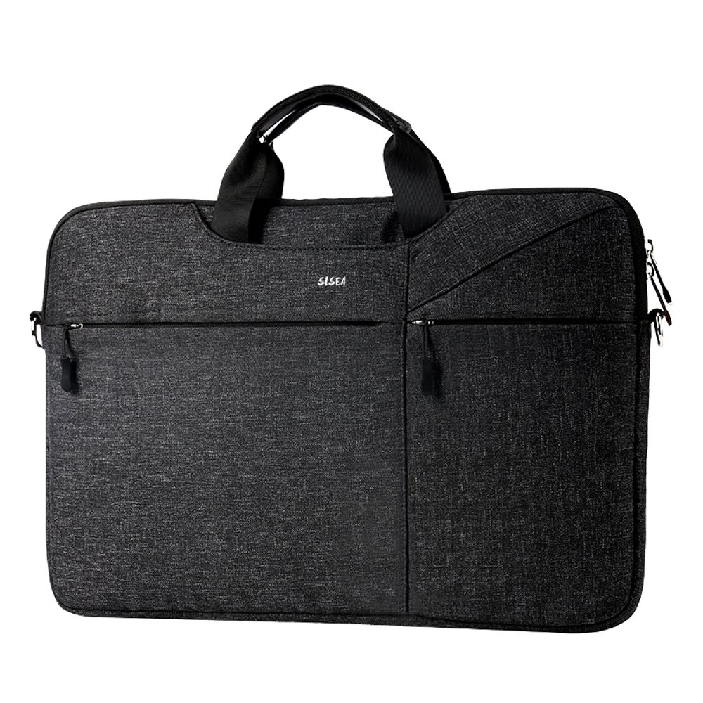 Sisea Fabric Handbag Laptop Bag Unisex Black/Gray/Pink