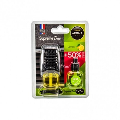 AROMA CAR Ароматизатор на дефлектор AROMACAR Duo Лимон (Польша) (2штх7мл)
