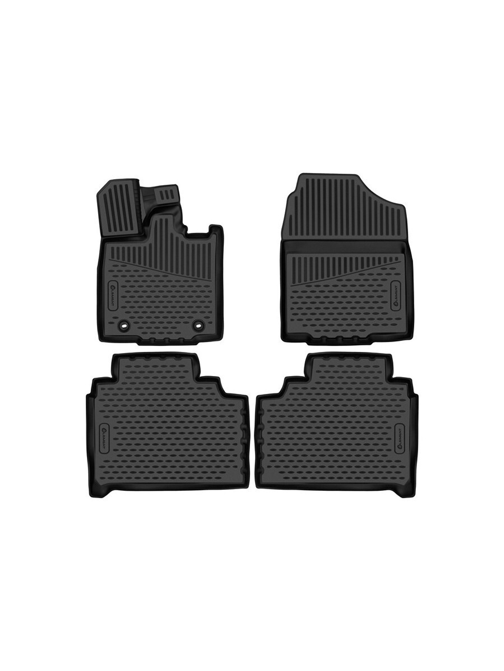 Коврики в салон для HONDA U-RV 2023-, 4шт. (полиуретан) ELEMENT3DAN0625210K