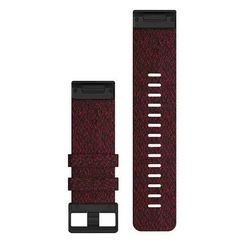 Ремешок Garmin Quickfit 26 Nylon для Fenix 8 (010-12864-06) красно-черный
