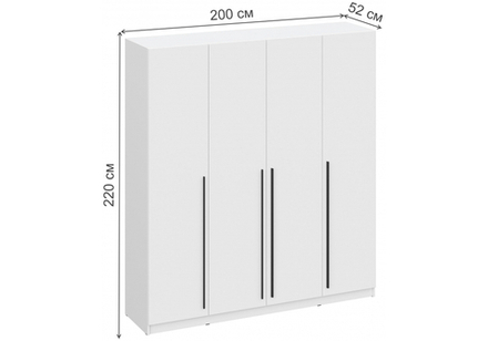 Шкаф Woodville Бирма ШК-2000 белое дерево, белое дерево