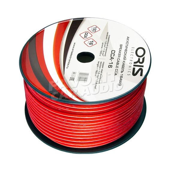 Акустический кабель ORIS CCA-16 1.5мм² 16GA CCA медно-алюм. (150)